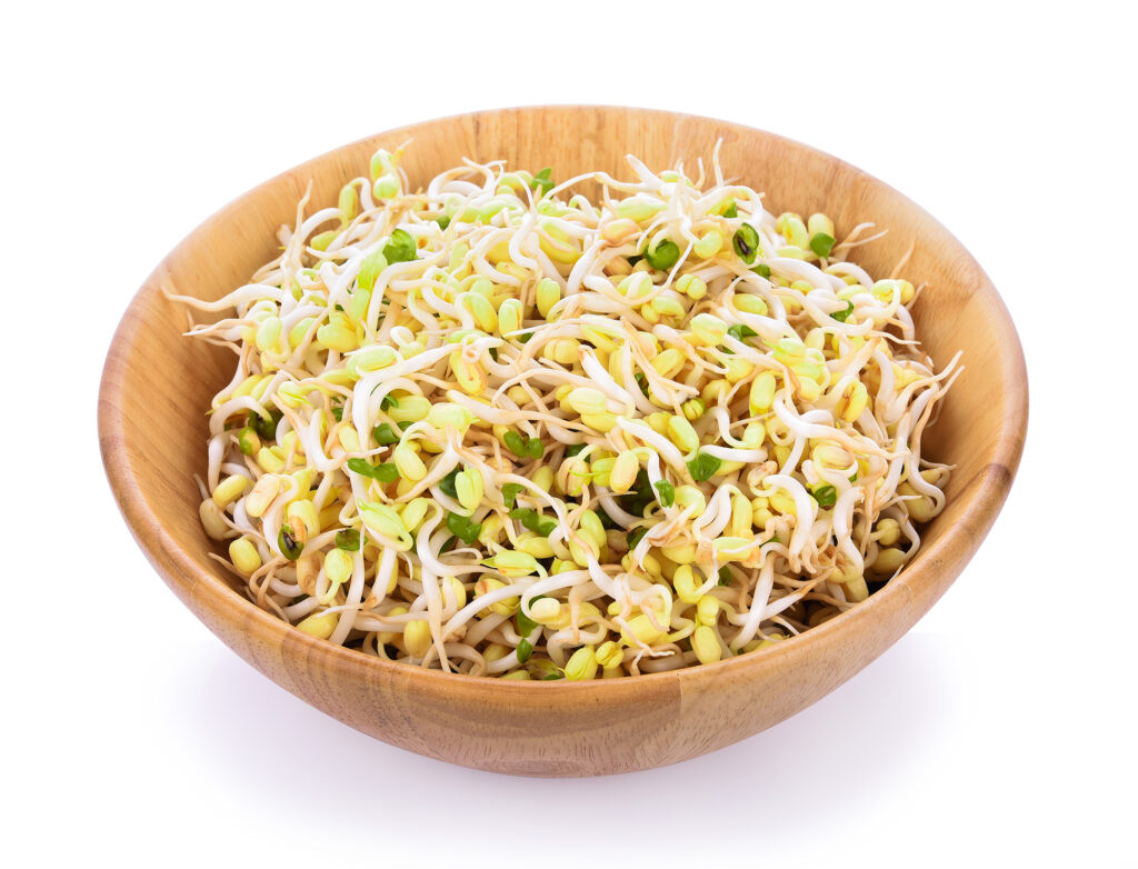 Steamed sprouts in a bowl – safer and easy to digest during monsoon